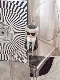 Keramik Kokeshi Dukke vase Karl Lagerfeld