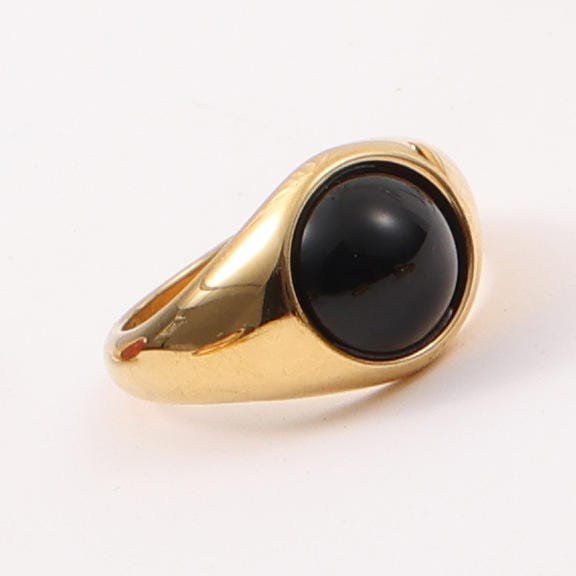 Zana - Ædelsten Signet Ring Malakit