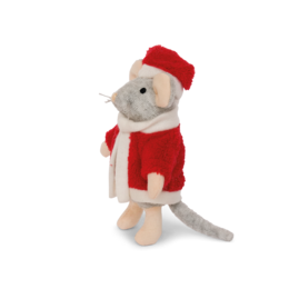 Klædetøj Mus Santa (12 cm) - Musehuset