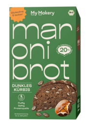 Dark, dense gluten-free bread mix with chestnut and pumpkin flavors. Ideal for baking a hearty, rustic loaf.