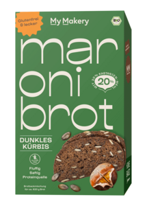 Gluten-free Chestnut Bread Baking Mixture Dark Pumpkin