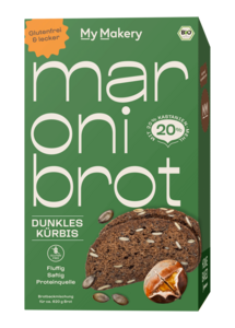 Gluten-free Chestnut Bread Baking Mixture Dark Pumpkin