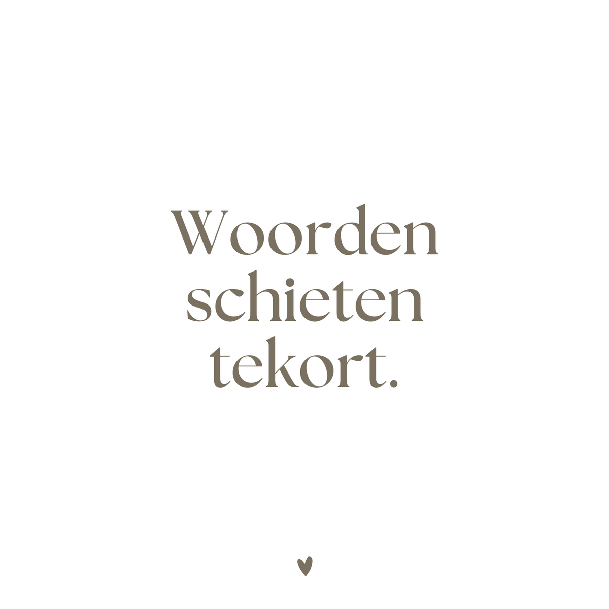 Greeting card | Words fail