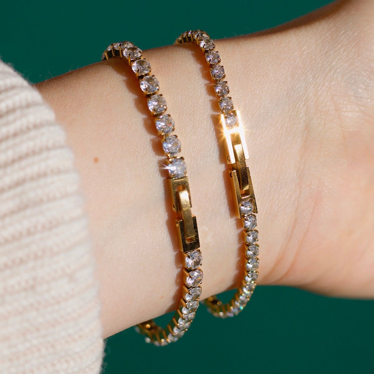 Press - Tennis Bracelet 4mm