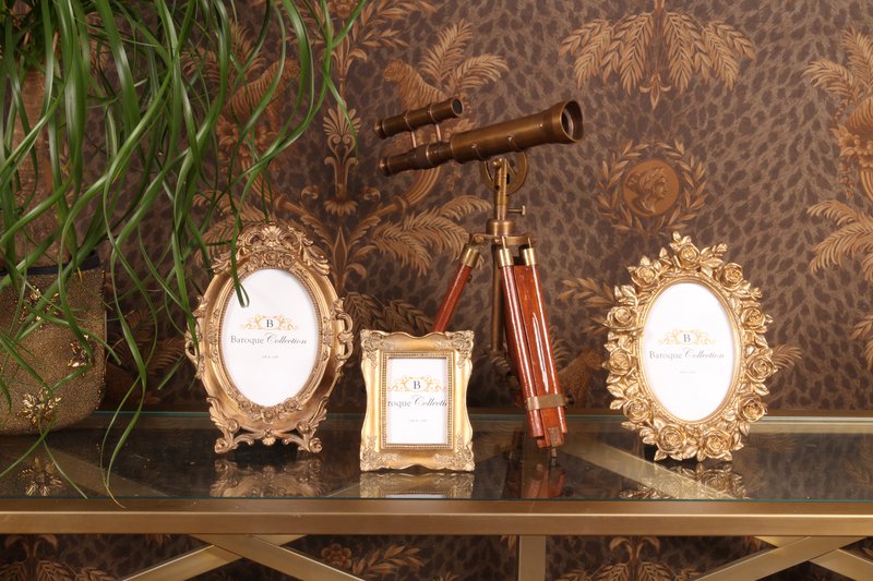 Photo Frame 10 x 15 cm - Gold - Resin 