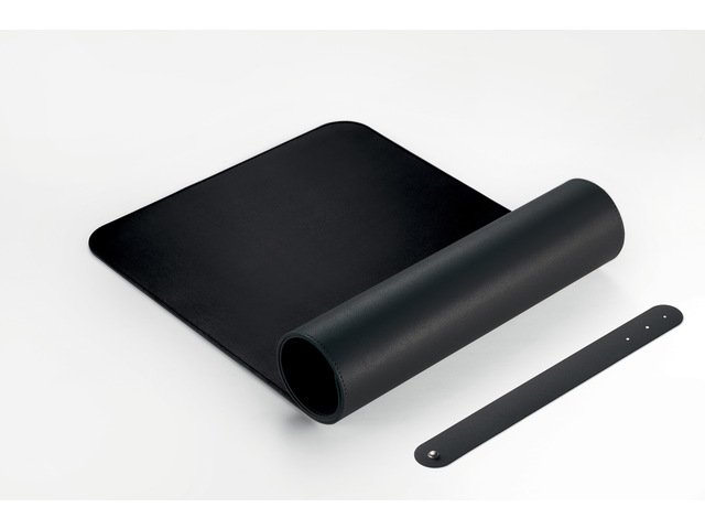Rollmatte Sigel schwarz-schwarz, 800x300x2mm Kunstleder, doppelseitig
