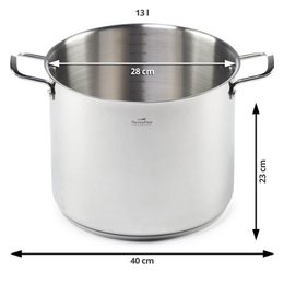 Casserole Pour & Cook avec couvercle en verre - 28x23 cm