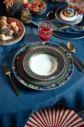Deep Plate Clover Green 21.5cm