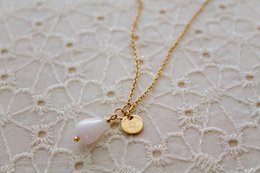 Halskæde Jade & Love Charm - Guld