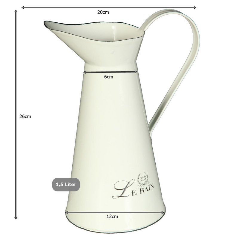Emaljekande 26 cm