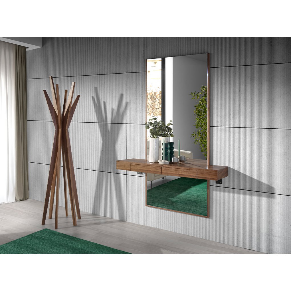 Mirror and console hall furniture