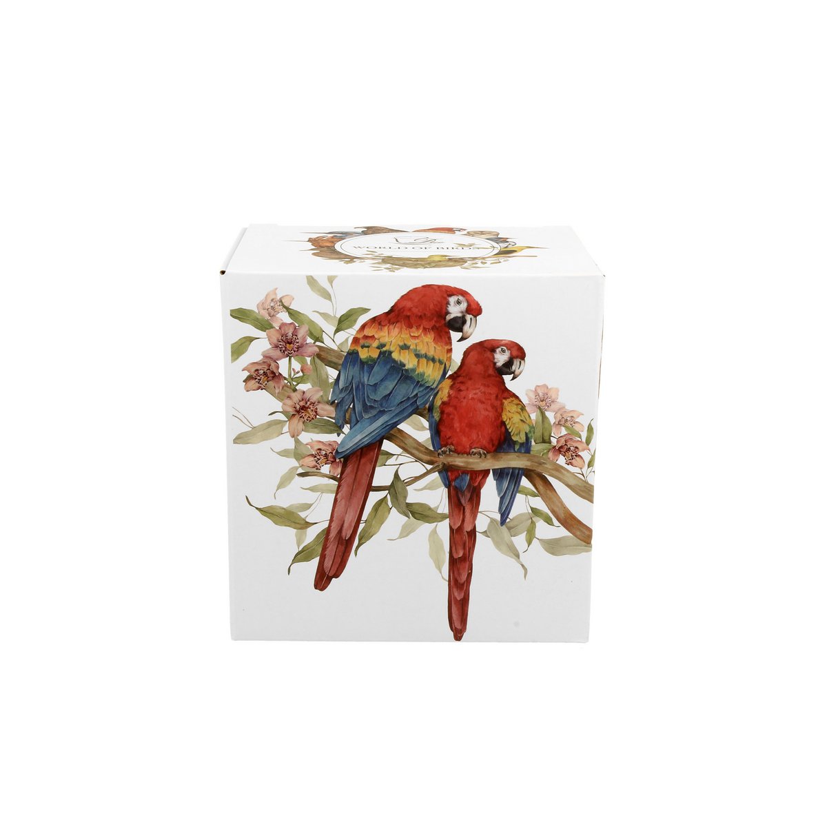 DUO WORLD OF BIRDS Mug, 400ml, SCARLET MACAWS, giftbox