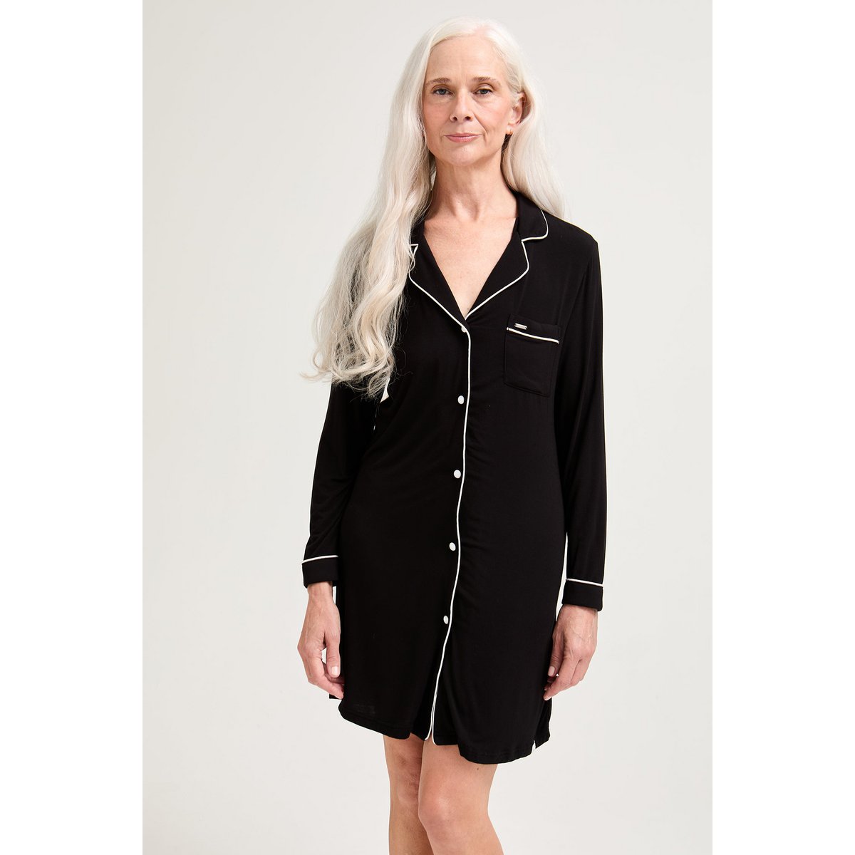 Bambou Nightshirt en noir
