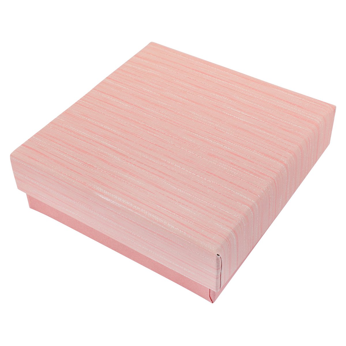 Papp Schmuckboxen, rose, VE12, 9 x 9 cm
