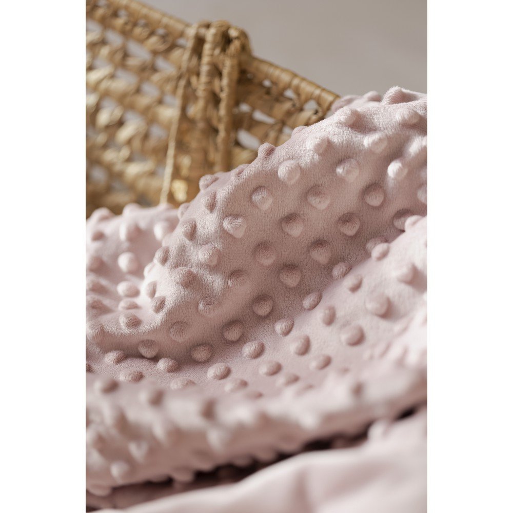EXTRA-SOFT BLANKET 80X110 CMS - MOD. BUBBLES - DARK PINK