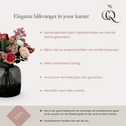 Flores artificiales - Ramo L - Lemon Glow - 80cm