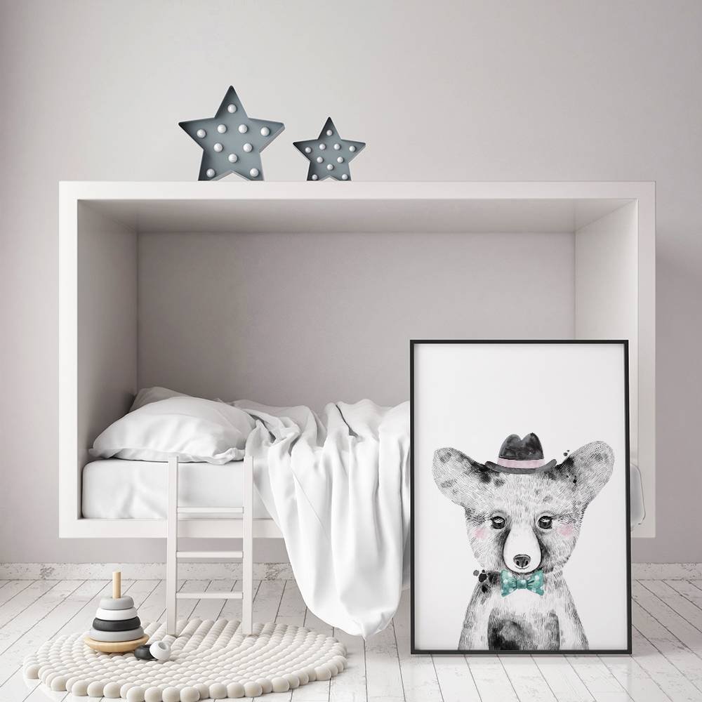 Beer Children's room poster Hoedje