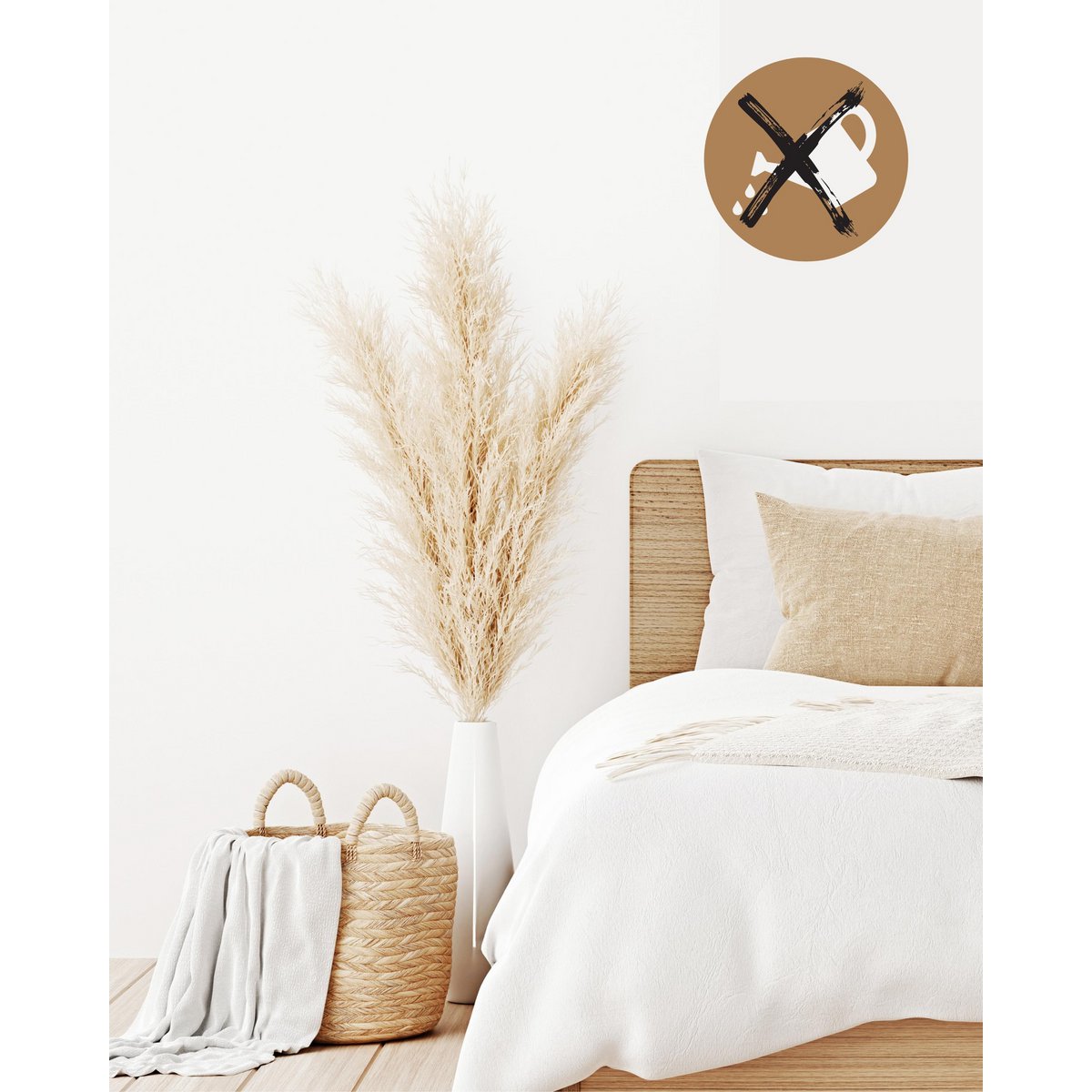Pampagras groot beige 120 cm