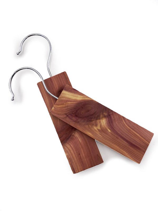 Natural cedar wood moth repellent