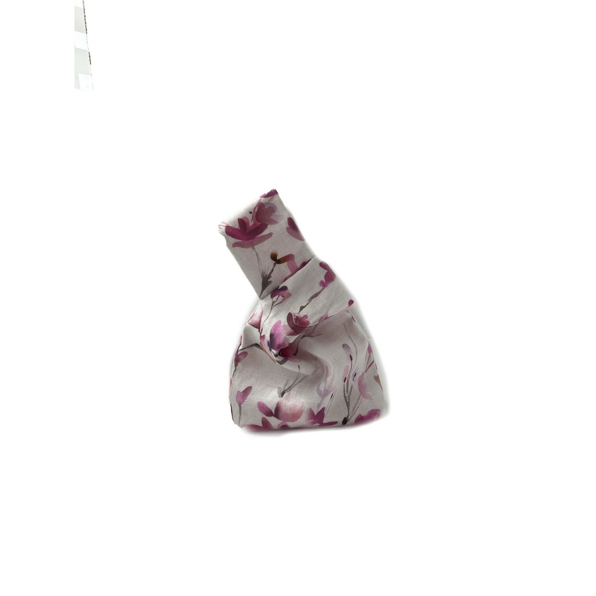 Peony dove Japanese knot bag Small