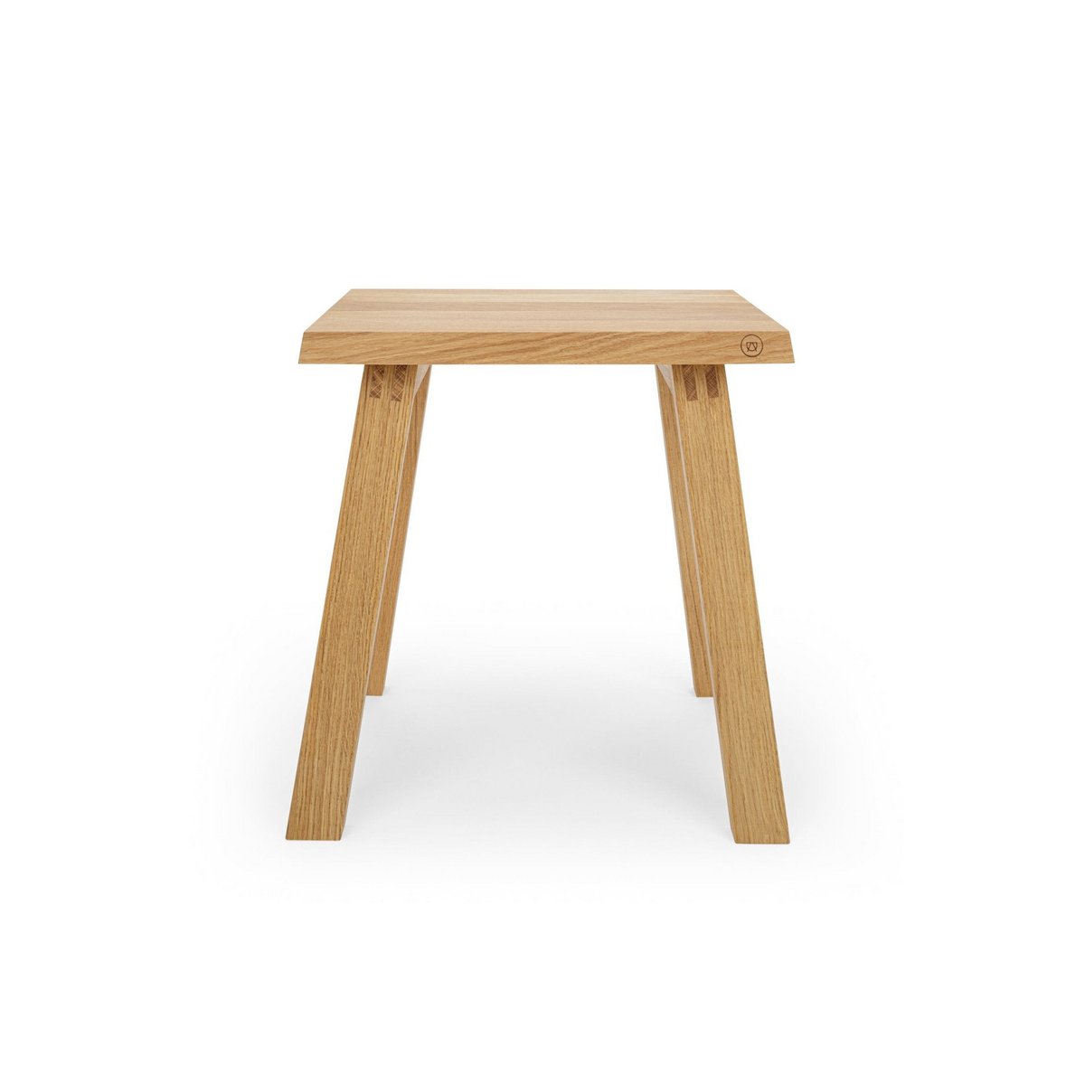 Eleganter Hocker »Fritz« aus Eichenholz