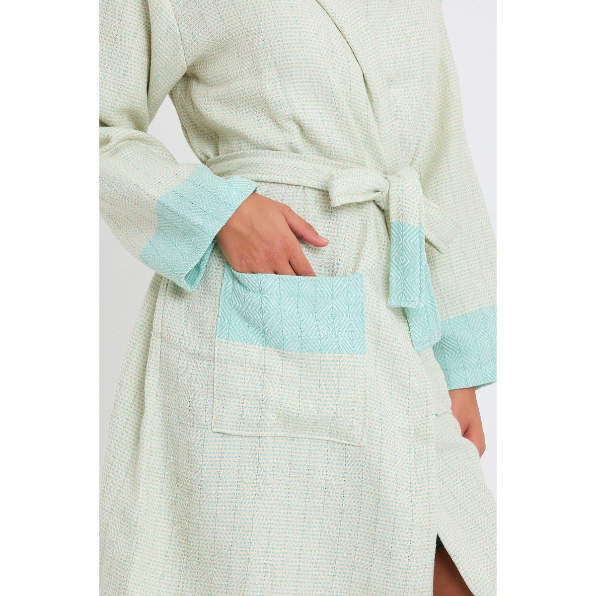Tuval Bathrobe - Mint Green