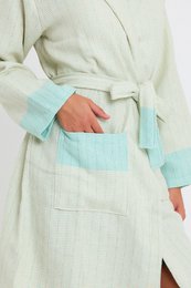 Tuval Bathrobe - Mint Green