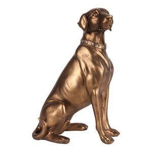 Fig. Dog statue Weimaraner resin 39 cm