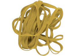 Elastieken Alco 200x6mm natuur kartonnen doos 500 gram