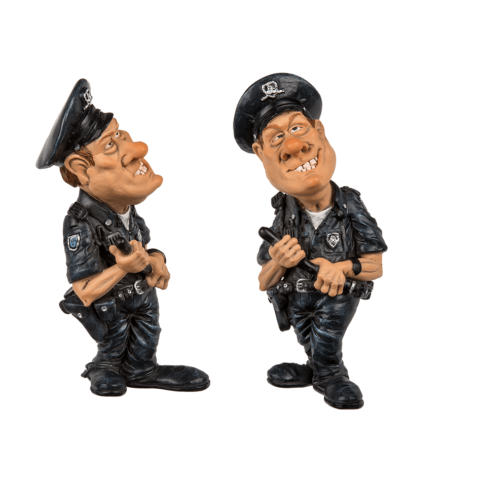 ŚMIESZNE FIGURKI - POLICJANT