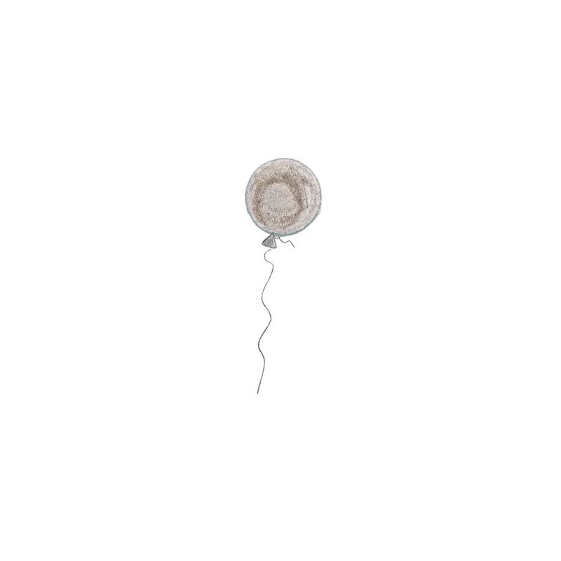 Kort Ballon Grå