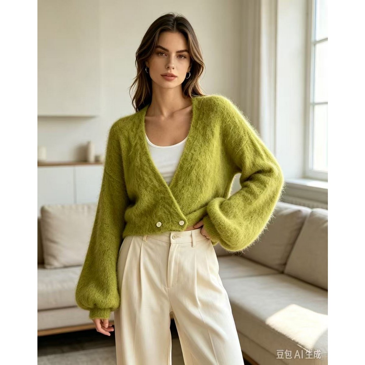 Mohair hartwikkel REF. 7718