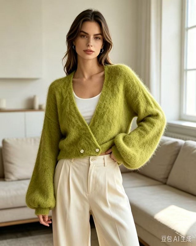 Mohair hartwikkel REF. 7718