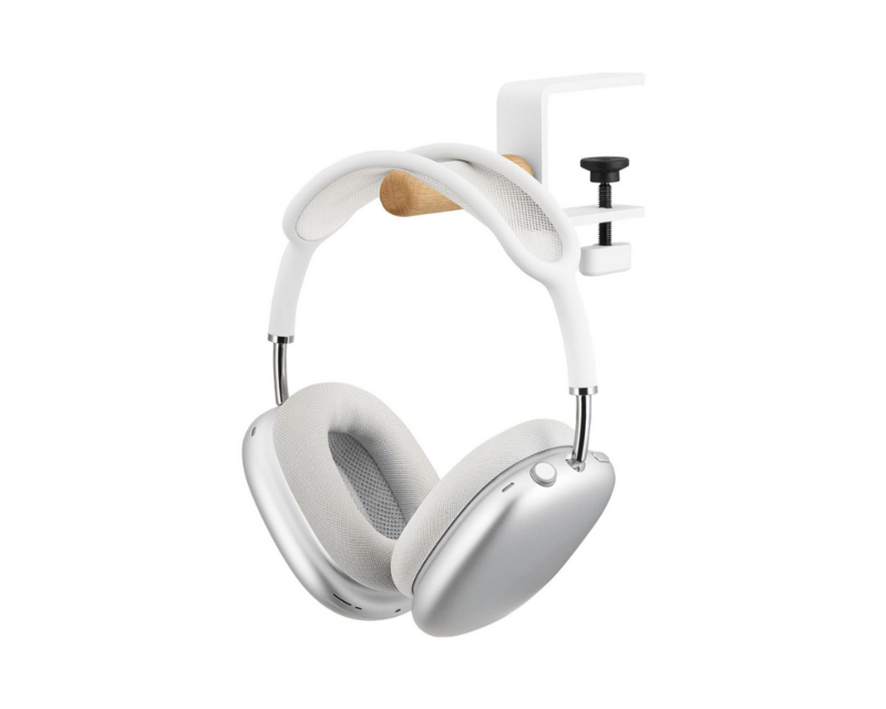 Desk-Mounted Headphone Hook