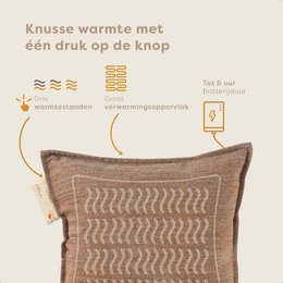 Pleafs® Warmtekussen Boho 45x45cm Spiced Cider