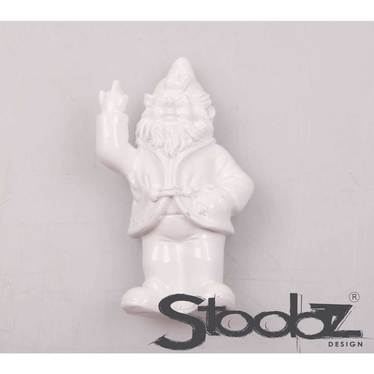 STOOBZ DESIGN F*CK YOU KABOUTER MAGNEET 4 KLR ASS Z/W/G/Z 9 CM
