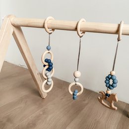 Babygym toys / Play horse - petrol