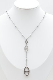 Collier maille marine en acier inoxydable