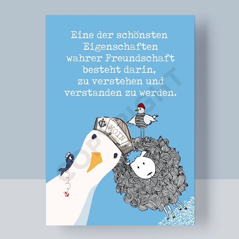 Ansichtkaart - een van de mooiste eigenschappen