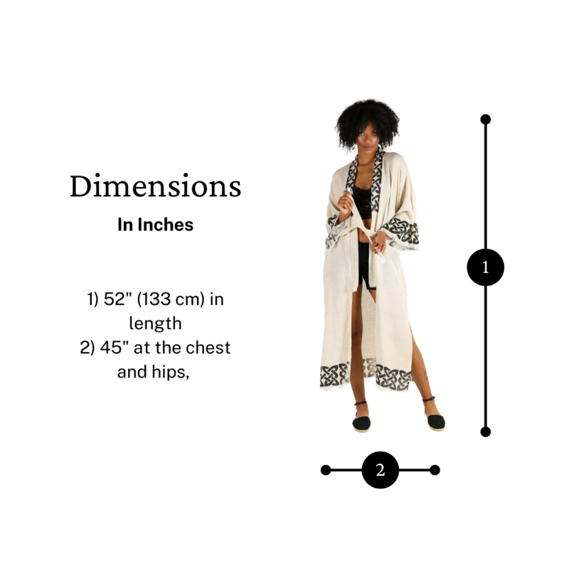 Kimono Largo Tulipán Algodón