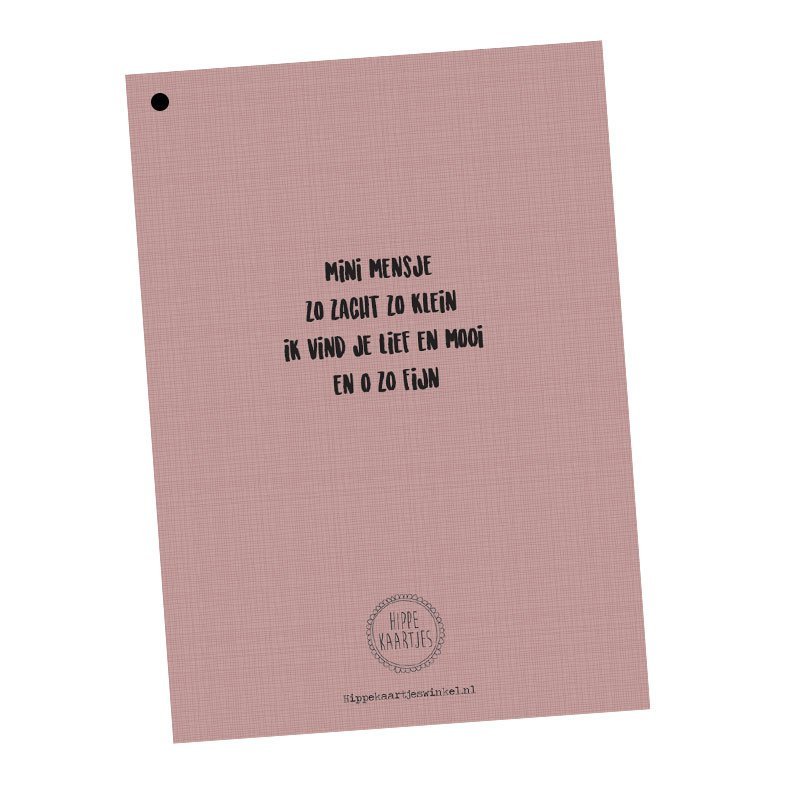 Maternity visit fill-in cards 25 pers. - Pink