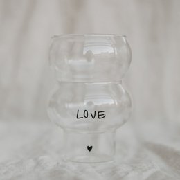 Double Bubble Glas Love (VE = 6 Stk)