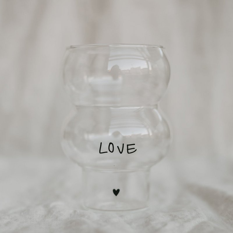 Double Bubble Glas Love (VE = 6 Stk)