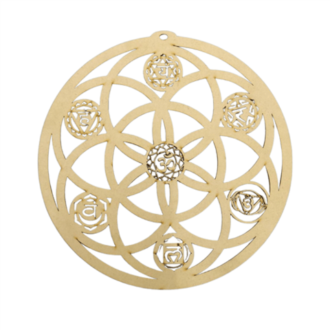 MDF Grid Seed Of Life & 7 Chakras