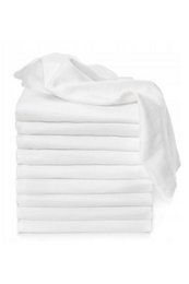 Diapers 100% cotton lux white- set of 5 pcs.