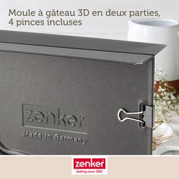 Set de molde 3D Conejito de Pascua y 5 cortadores de galletas Zenker Conejito de Pascua