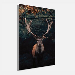 Wandbild HIRSCH ca.78x118 cm  Leinwandbild Keilrahmen Deko modern