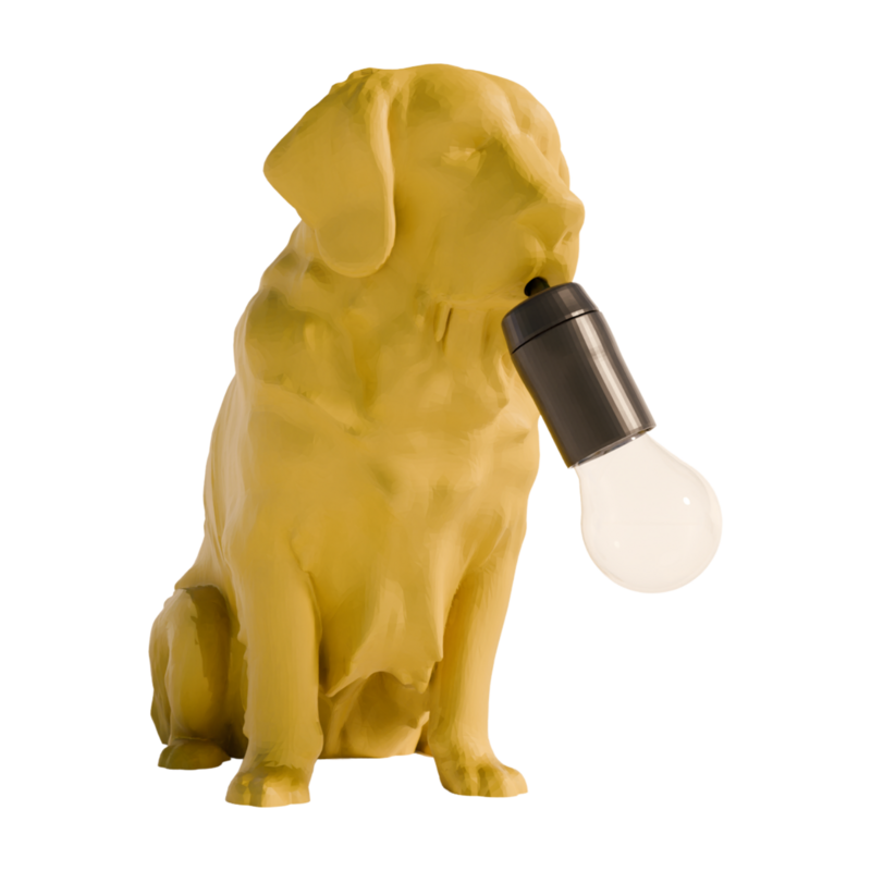 Golden Retriever bordlampe