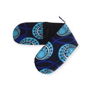 Double Oven Glove Shades of Blue