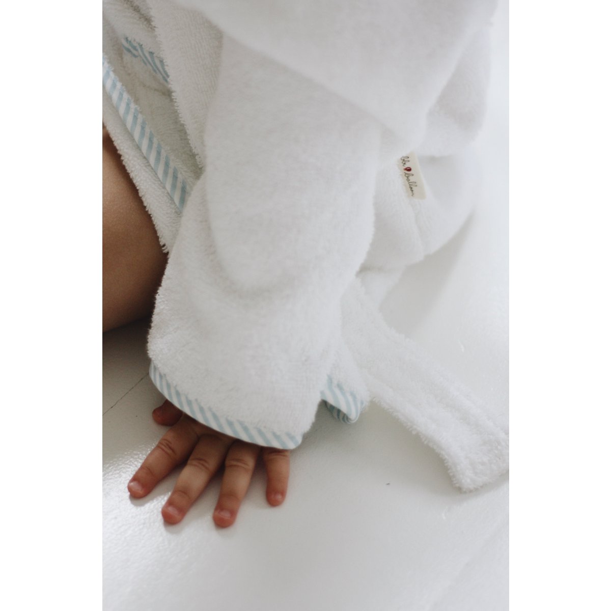 Bobbi Bathrobe - Pale blue stripe - Pale Blue Stripe